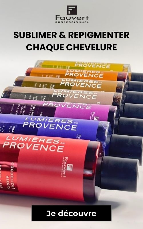 Fauvert Lumi&egrave;res de Provence : Sublimer & Repigmenter chaque chevelure &bull; Visuel des produits de la gamme professionnelle